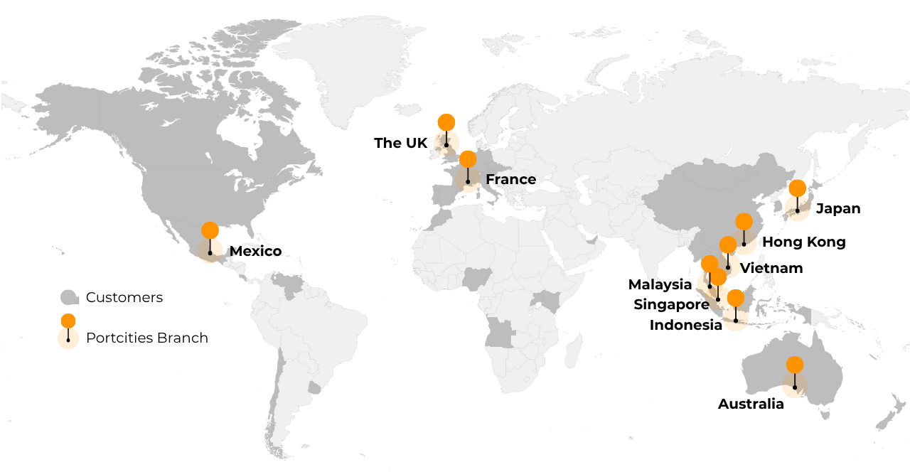 Portcities Presence Map (Updated)