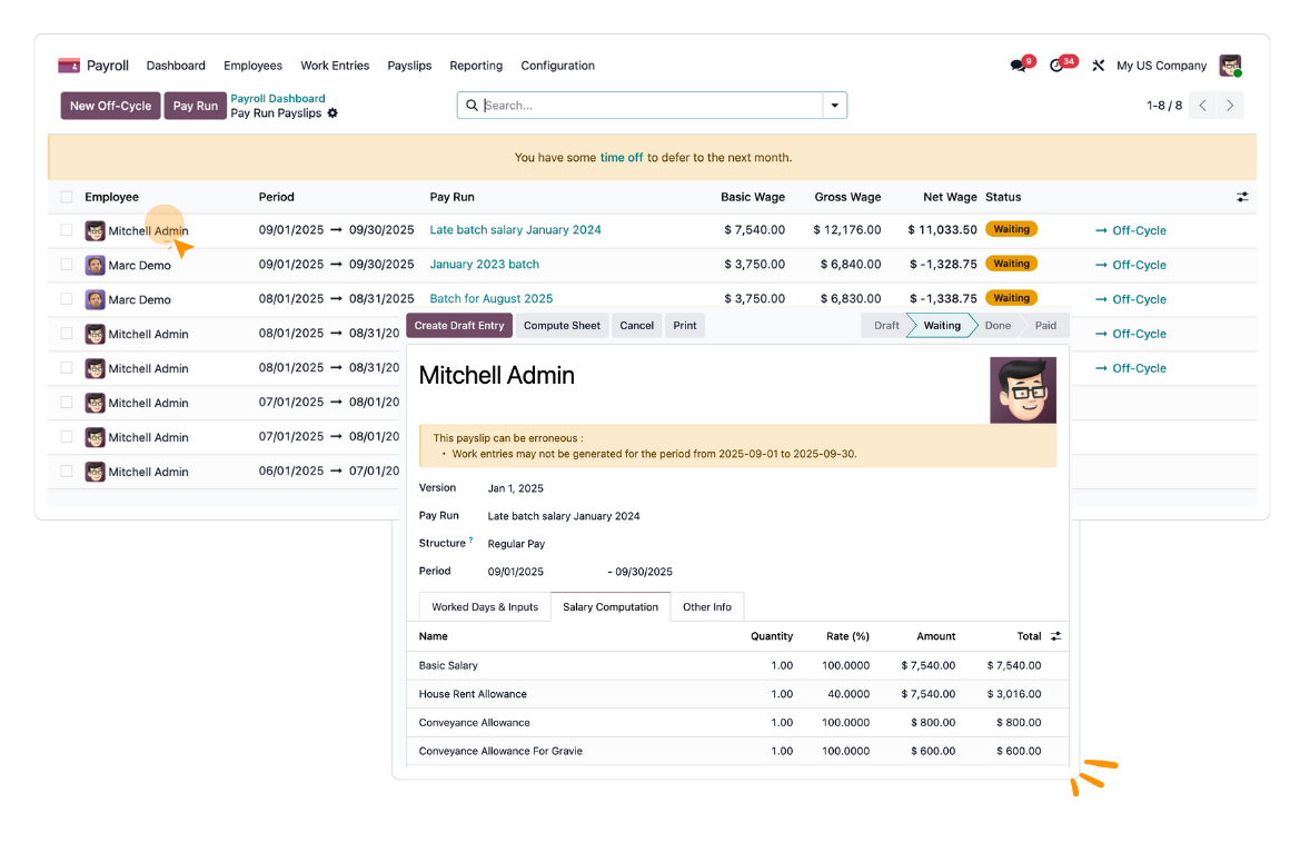 Odoo Payroll Automation Indonesia