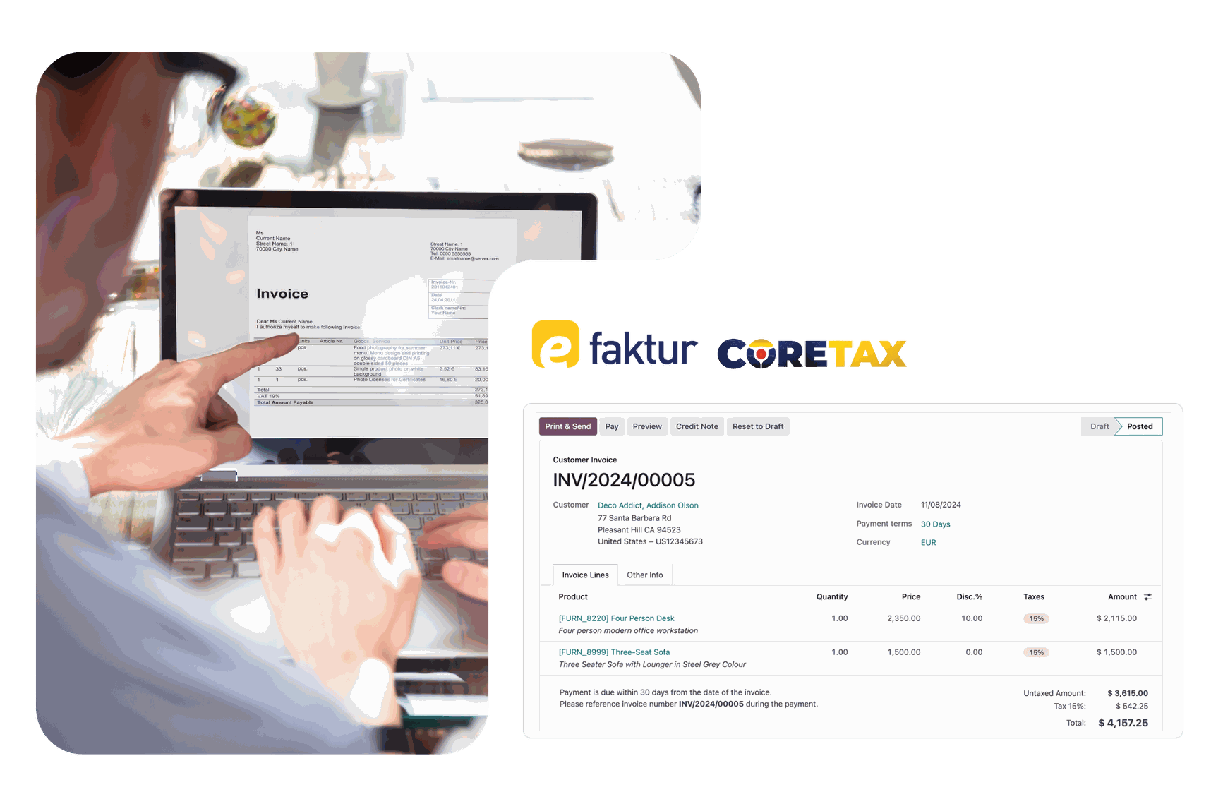 Indonesia e-Faktur Integration