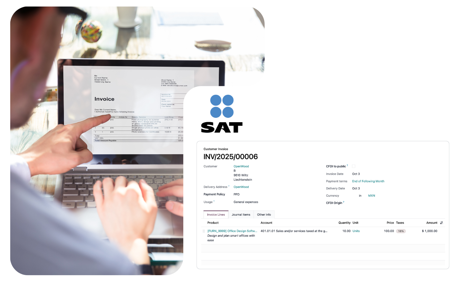 Mexican Mandatory E-Invoicing & E-Signature Integration Odoo